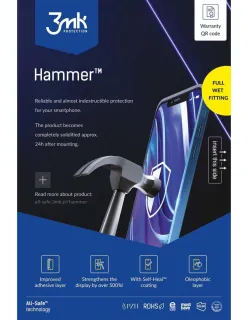 Pancéřová ochranná fólie na mobil - 3mk HAMMER - výroba na míru pro všechny modely